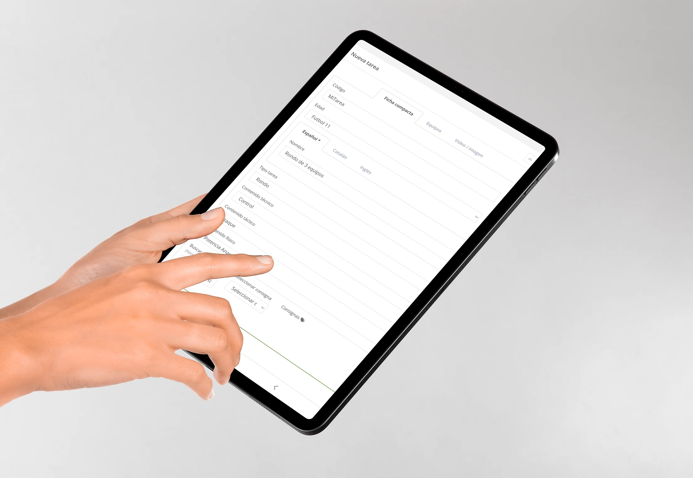 Crea tus tareas Crea tus tareas dentro de la plataforma