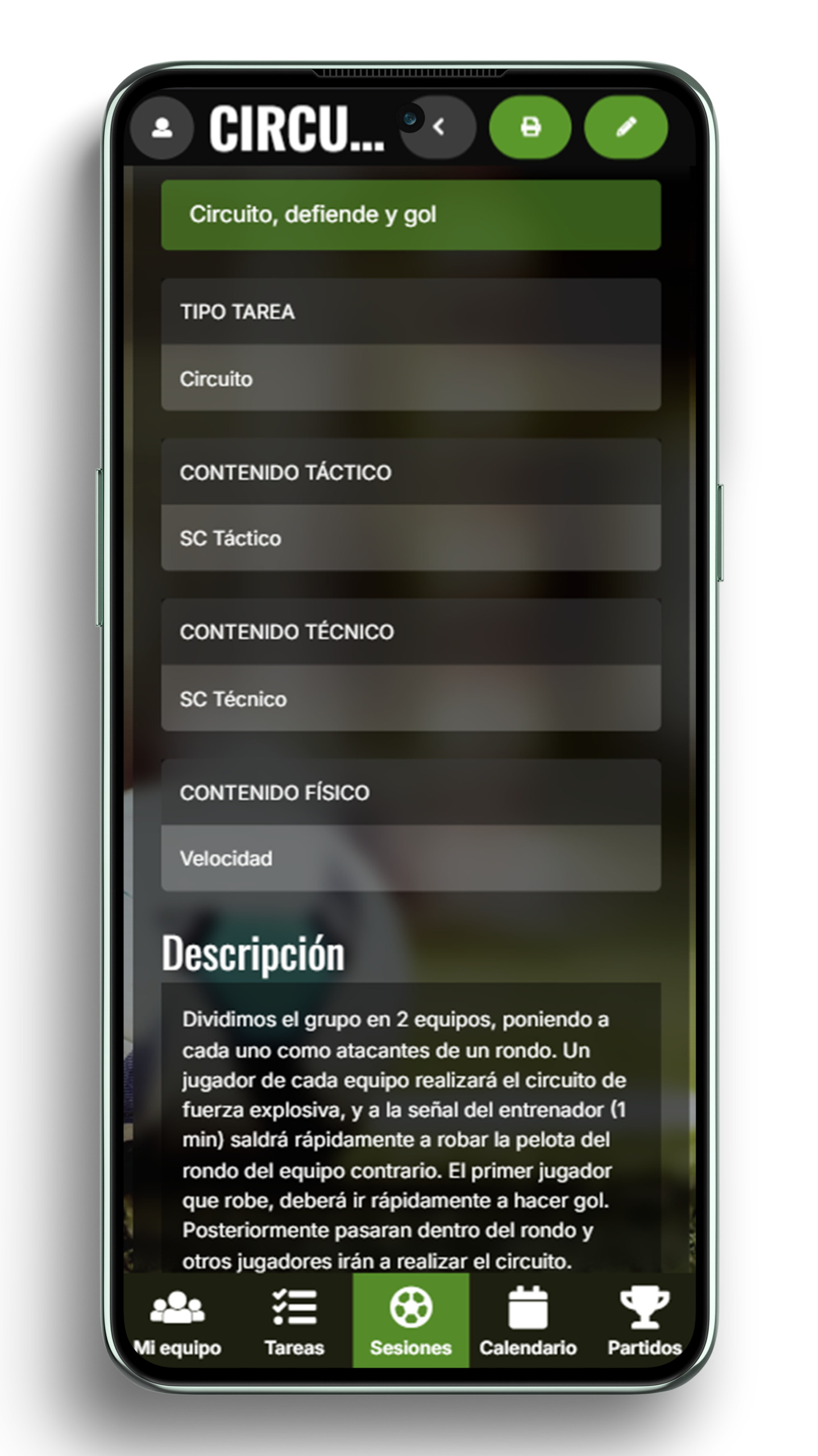 Mútiples contenifos encuentra todos los contenidos técnicos, tácticos y físicos