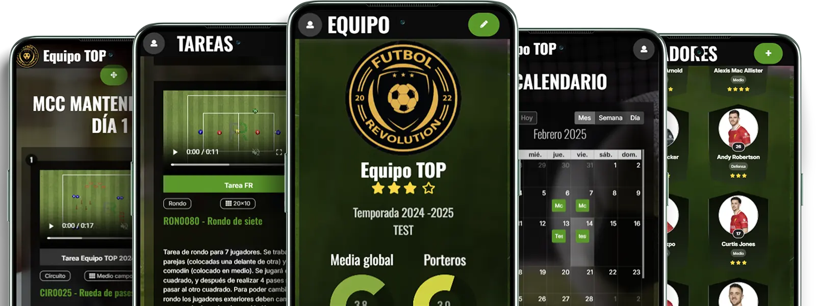 Plataforma Fútbol Revolution Plan Advance